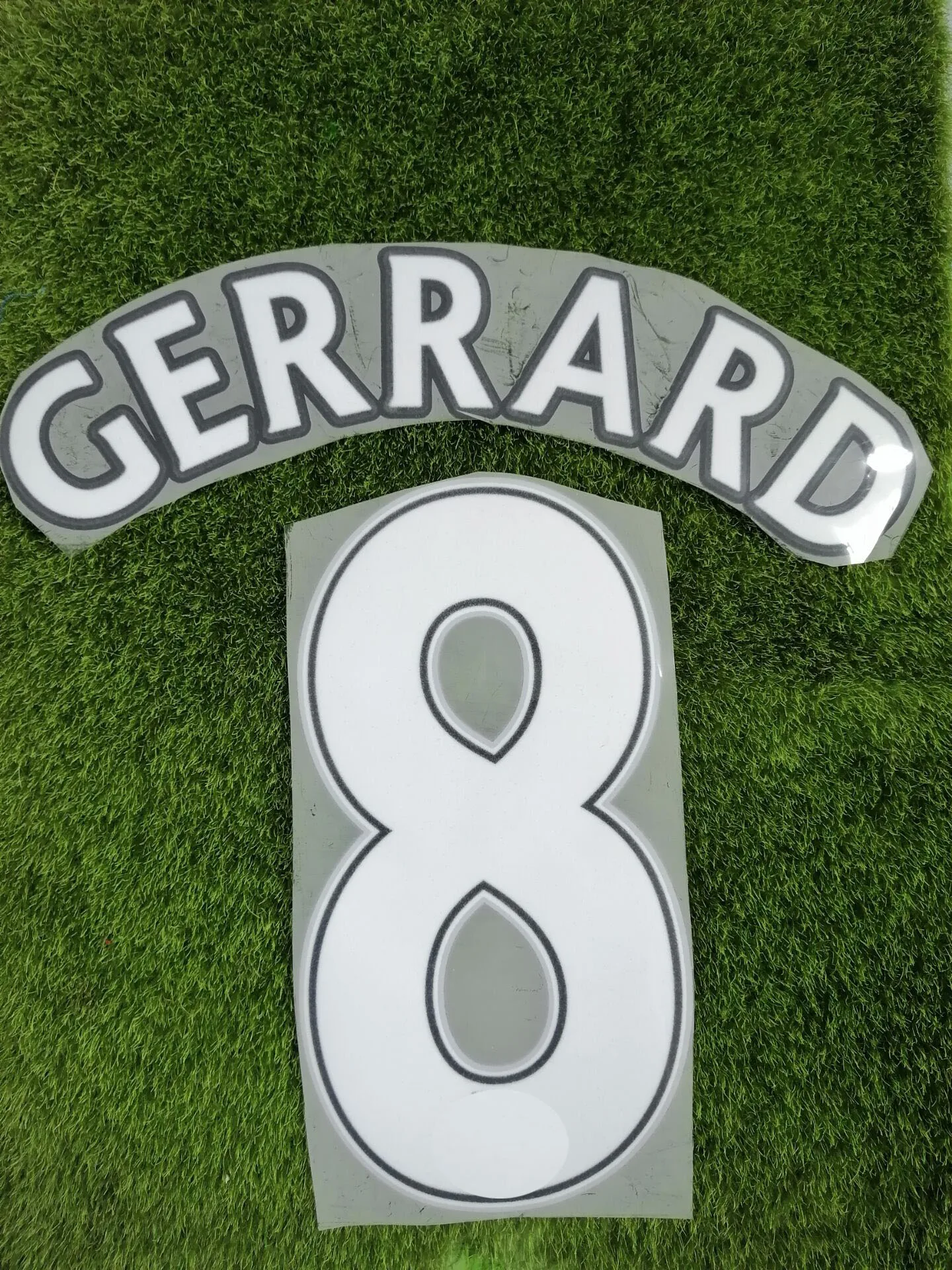 Lextral #8 Gerrard Nameset термопечать футбольный значок термопечать нашивки
