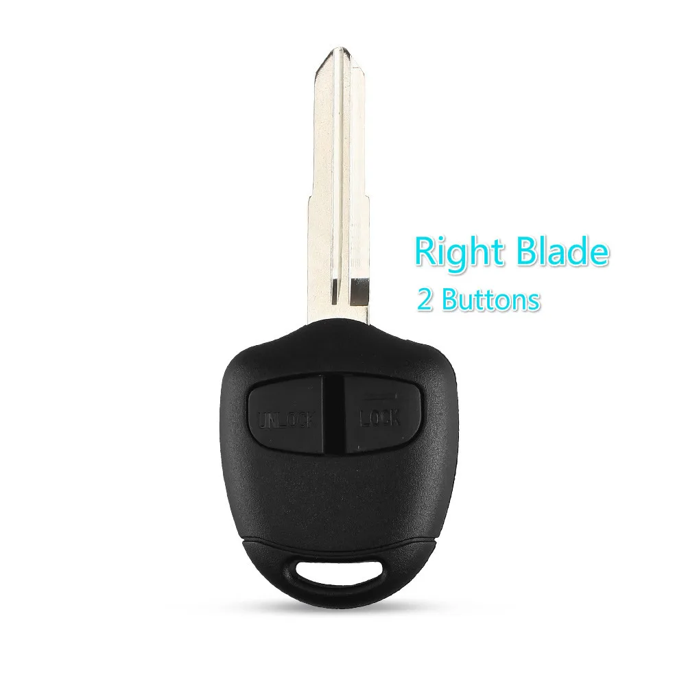 

KEYYOU 10 шт. чехол для дистанционного ключа автомобиля для Mitsubishi Lancer Outlander Grandis чехол для ключа 2/3 Кнопка правая/левая MIT11/MIT8 Uncut Blade