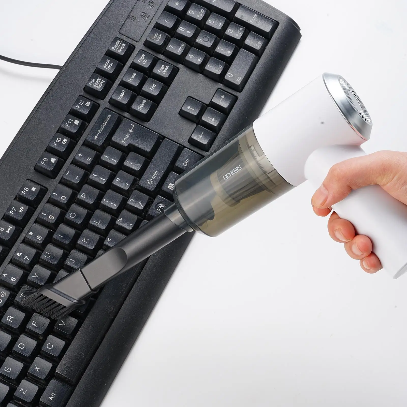 

Пылесос ручной беспроводной с USB-зарядкой и клавиатурой, 3500 Па