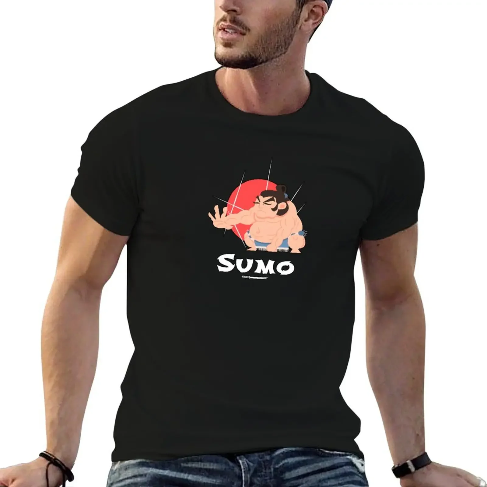 Sumo T-Shirt vintage t shirts new edition graphic tees anime shirt Men's t-shirt