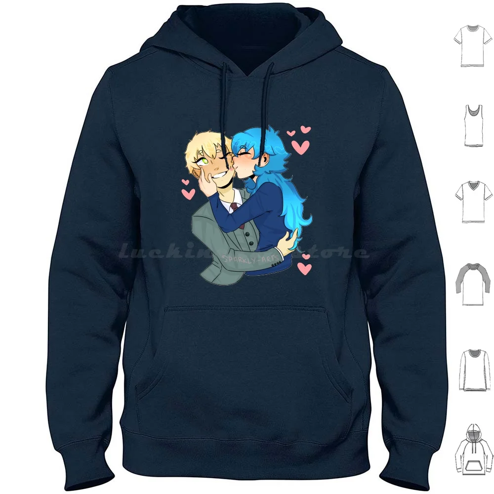 Smooch! Hoodies Long Sleeve Aoba Aoba Seragaki Dmmd Dramatical Murder Noiz Noiz Dmmd Dramatical Murder Reconnect Noiao