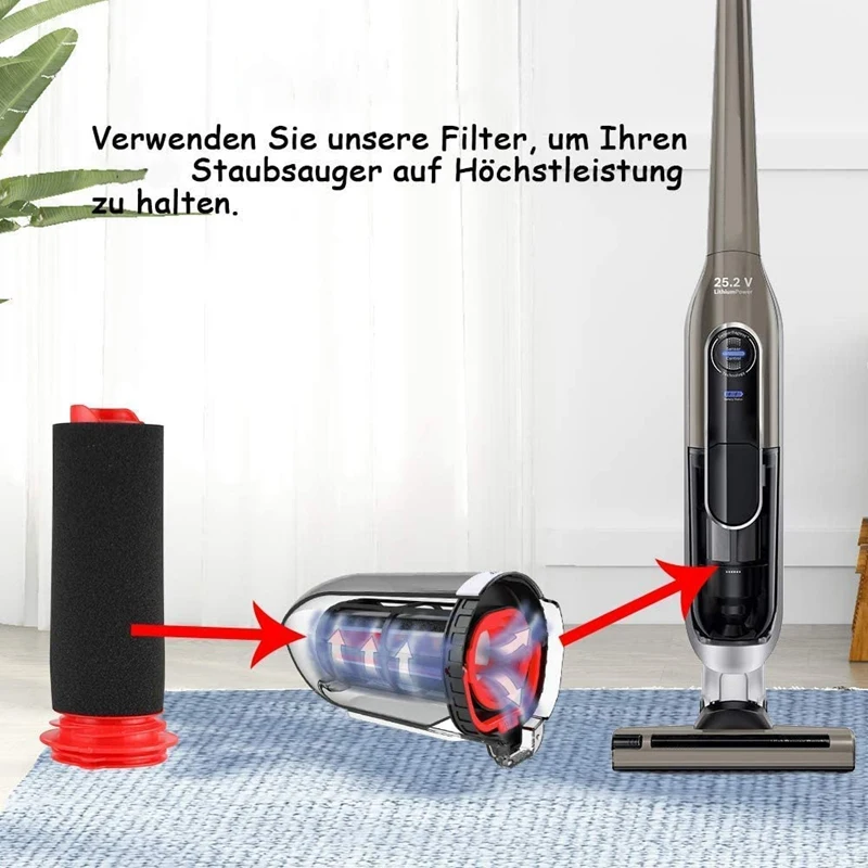 Запасные части моющийся фильтр для BCH65 BCH6L2560 аксессуары беспроводного пылесоса