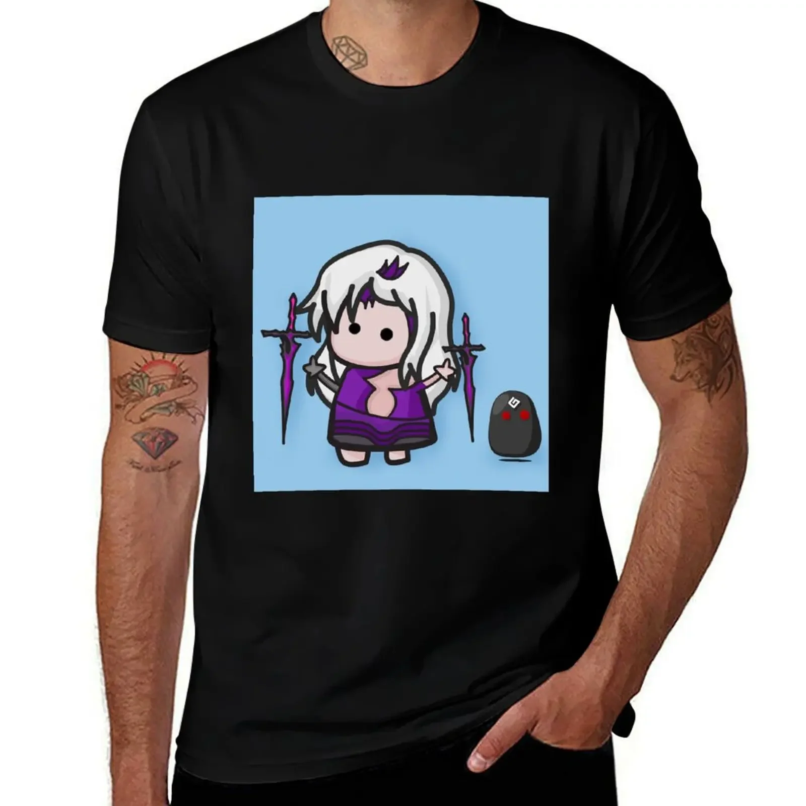 Icon Dark Knight - футболка BDO эстетичная одежда кавайная простые белые футболки для