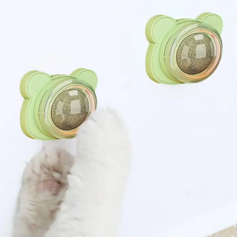 Кошачья мята на стену игрушки кошачья вращающаяся жевательная игрушка для