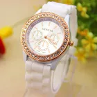 Часы женские кварцевые с силиконовым ремешком, модные наручные, желейные красочные, для отдыха, для мужчин и женщин