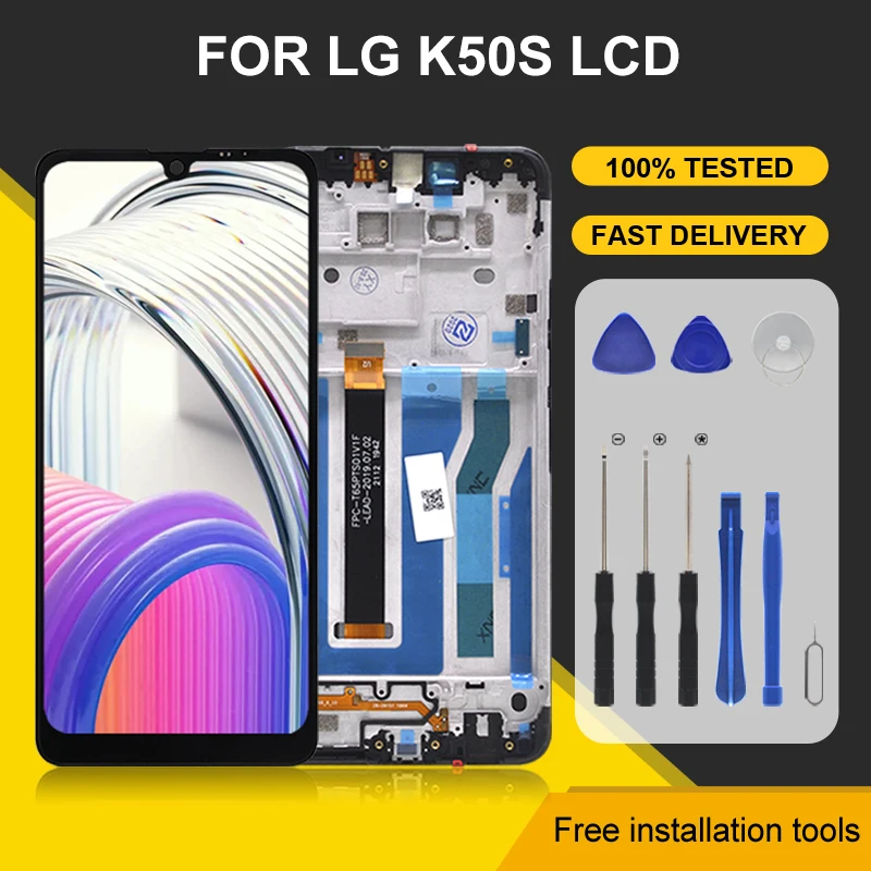 1 шт., 6,5 дюйма для LG K50S, Lcd Φ LMX540HM, Φ LMX540BMW, дисплей с инструментами