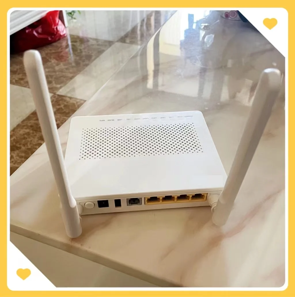 

6 шт., Wi-Fi-маршрутизатор EG8141A5 GPON ONU ONT FTTH HGU, модем 5dBi, английское программное обеспечение 1GE + 3FE + 1TEL + USB + Wi-Fi, телекоммуникационное сетевое обору...
