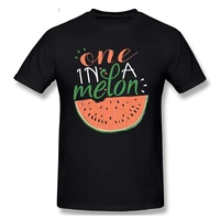 tops tshirt men watermelon one in a melon kawaii inscriptions t shirt custom male t shirts clothes sweatshirt tee