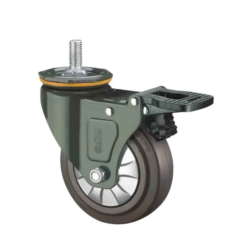 1 шт. 4 3-дюймовое резиновое стандартное колесо/бесшумное колесо/направленное