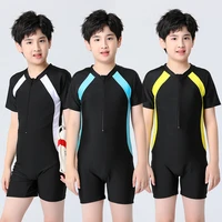 new swimsuit quick drying waterproof high elasticity childrens one piece teen student swimsuit summer swim suit