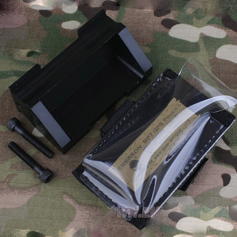 Emersongear Тактический MP7 GPS чехол Держатель Сумка переноска панель для страйкбольной