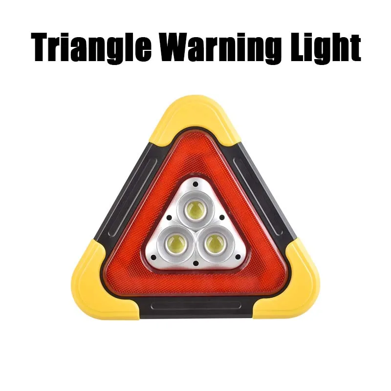 LED Triangle Warning Light Led Lights For Vehicles Strobe Lights Solar Panel Emergency Lamp Alarm Lamp Traffic Sign Recognition