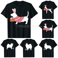 basset hound easter bunny funny easter for dog lovers t shirt