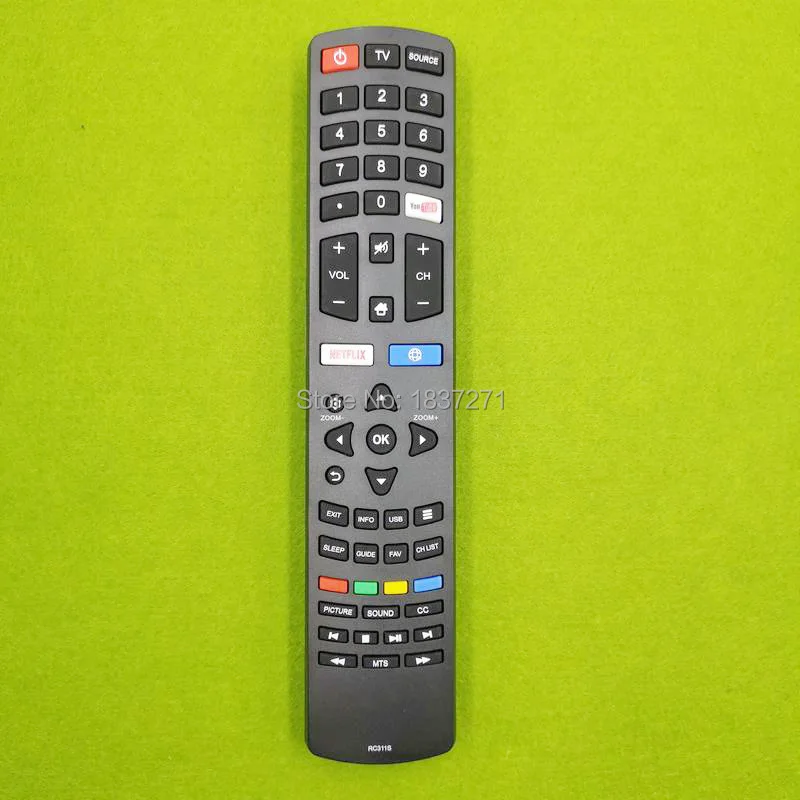 Оригинальный пульт дистанционного управления RC311S ForPioneer Quasar ZIF JVC TCL THOMSON INFINITON LCD TV