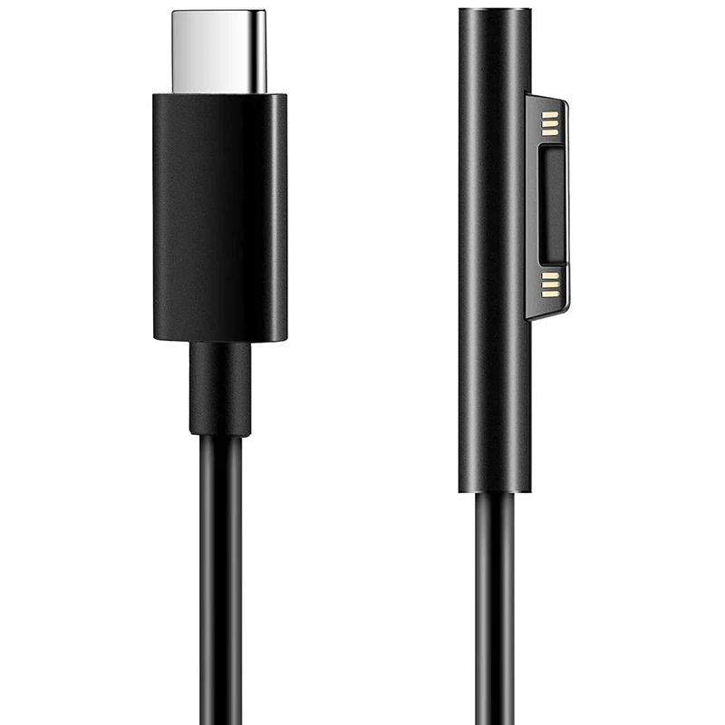 

Зарядный кабель для поверхностного подключения к USB C, совместим с Surface Pro 3/4/5/6/7, Surface Laptop 3/2/1,Surface Go