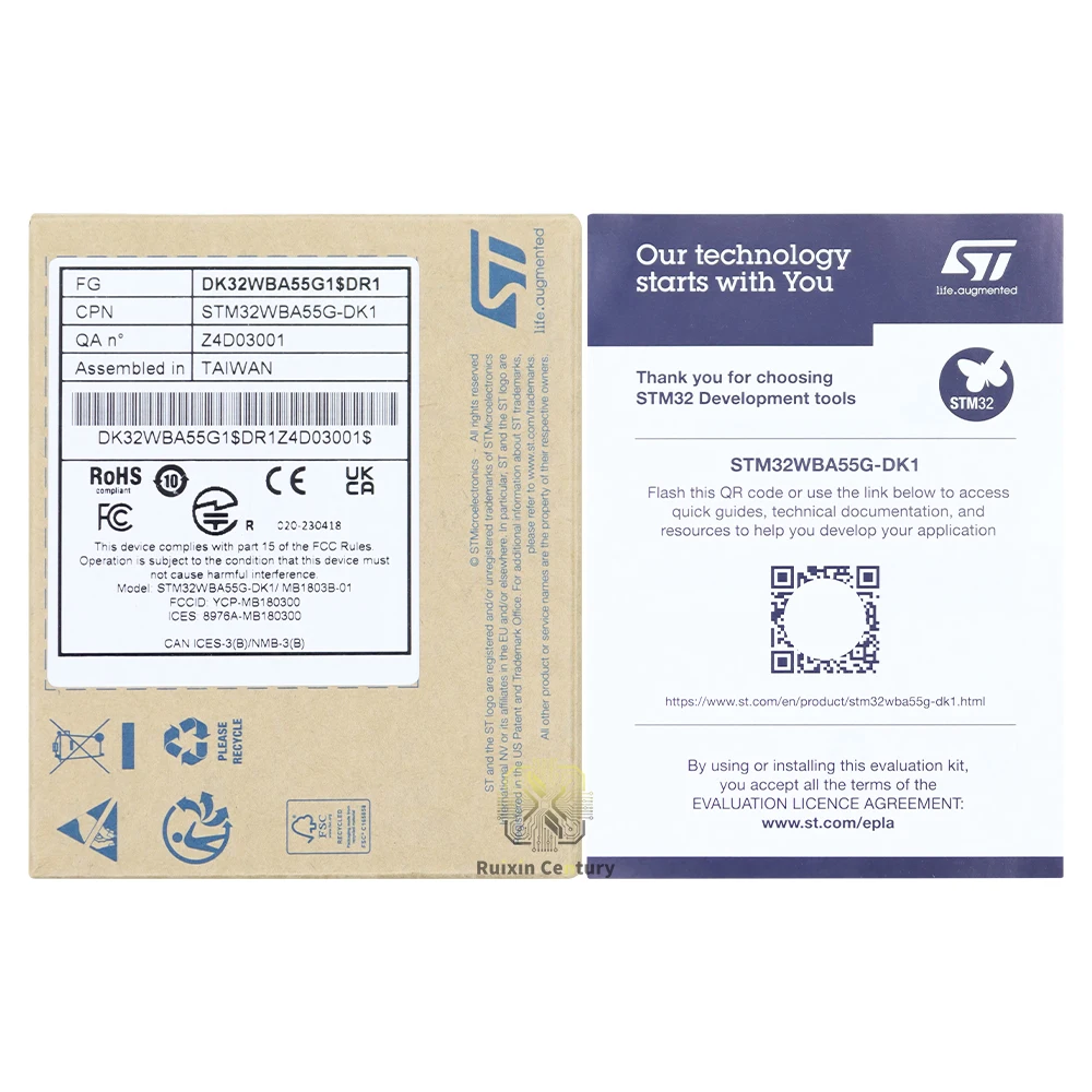 Комплект для разработки аудиоустройств FOR ST STM32WBA55G-DK1 STM32WBA55CGU6: плата беспроводного микроконтроллера ARM Cortex-M33 с поддержкой нескольких протоколов, 2,4 ГГц, низкое энергопотребление, 32-бит (art.: 3920dcaab2aa5) - 3920dcaab2aa5