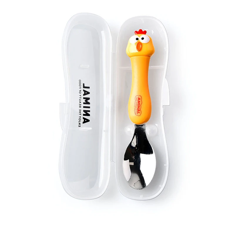 

Детский набор посуды с ложками и вилками Cartoon Animal