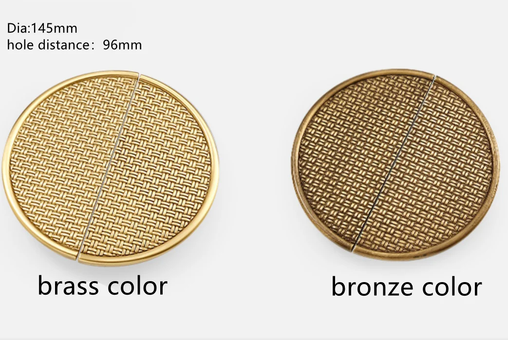 Латунные ручки для кухонного шкафа дверные китайские полукруглые ретро-ручки