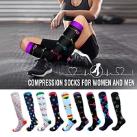unisex compression socks yoga sports running cycling socks men and women hiking breathable care cotton socks athlete stockings