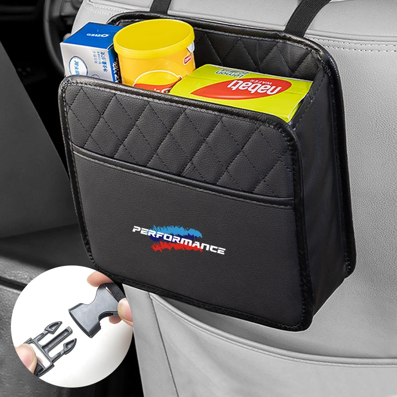 Автомобильный органайзер на половину клетчатого сиденья для BMW Performance X1 X3 X5 E39 E46 E90