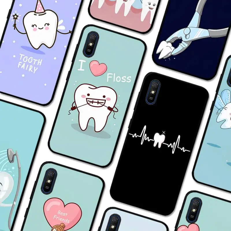 

Dentist Teeth Tooth Phone Case for Redmi 5 6 7 8 9 A 5plus K20 4X S2 GO 6 K30 pro