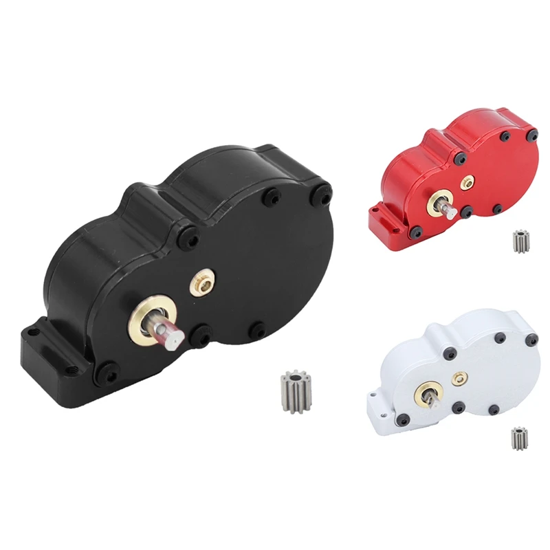 

LCG Lower Center Of Gravity Metal Gearbox Transmission Gear Box For 1/10 RC Crawler Axial SCX10 Capra Upgrade Parts
