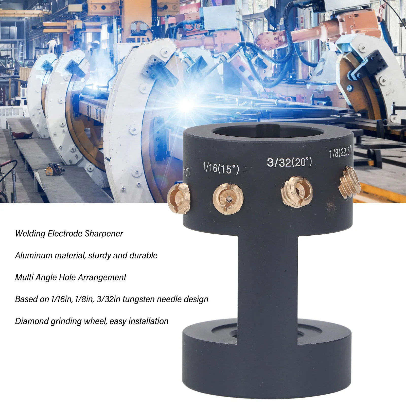 Набор вольфрамовых сварочных инструментов с многоугольными электродами для