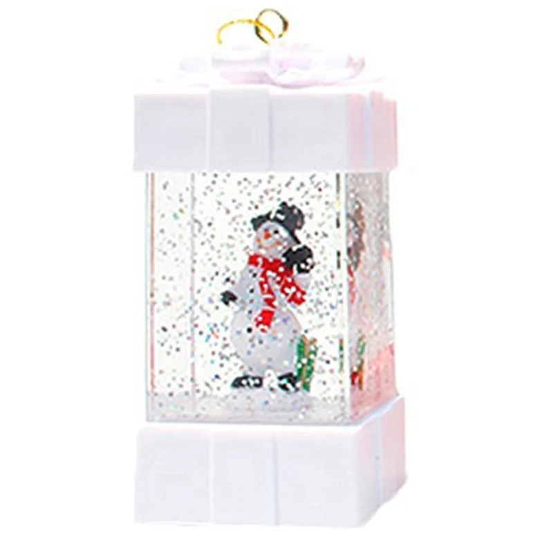 

Christmas Decorations Crystal Ball Water Injection Wind Lanterns Small Oil Lamps Glowing Ornaments Christmas Gifts