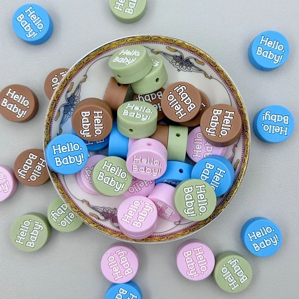 10 шт. силиконовые бусины для детей