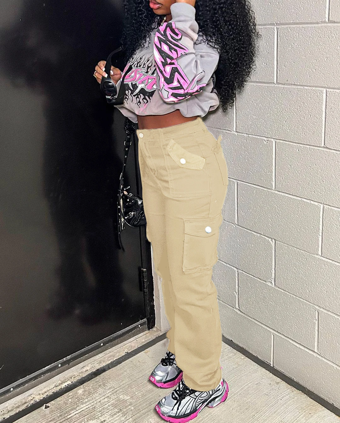 Американские ретро джинсовые комбинезоны с эластичной талией повседневные