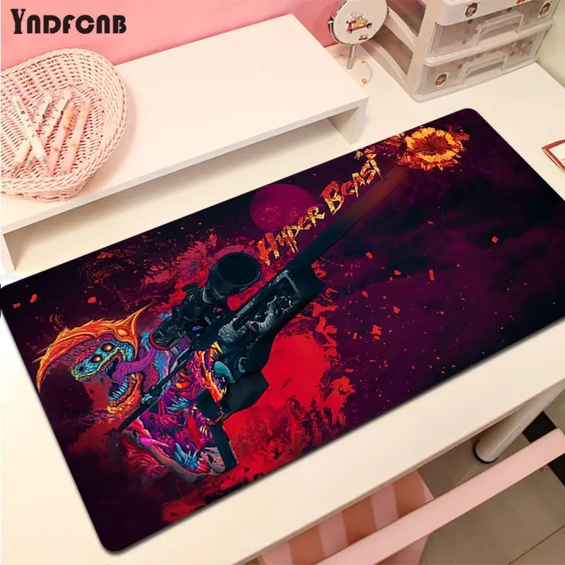 Игровой коврик для мыши hyperbeast большой размер XL с фиксируемыми краями игроков в Cs