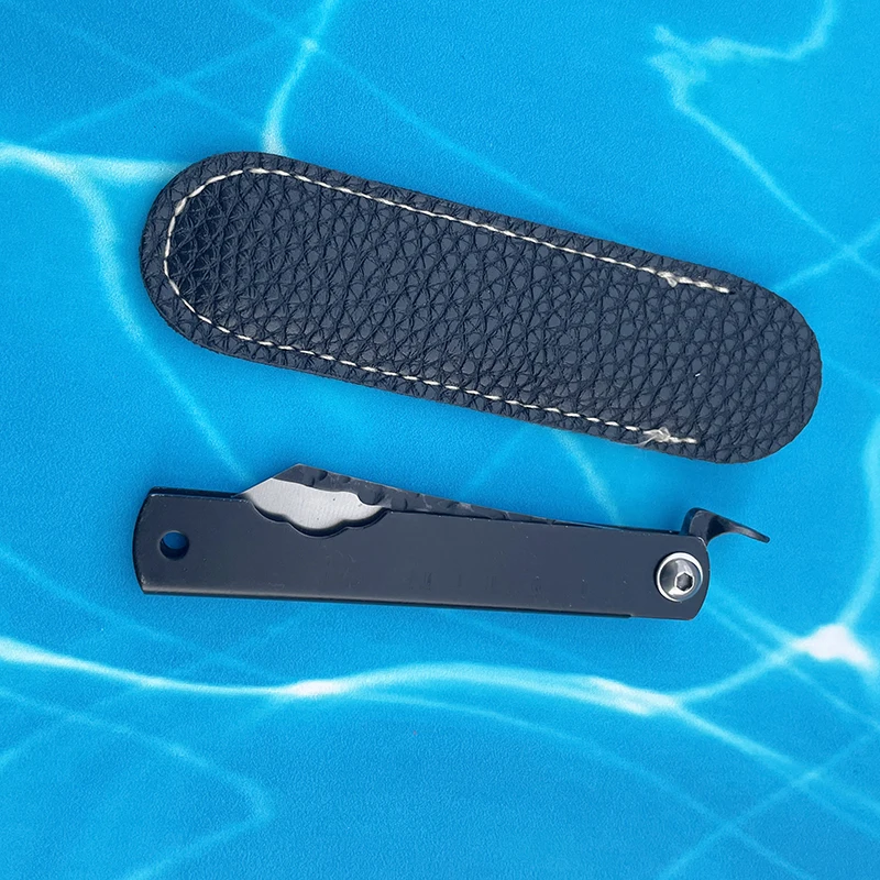 Мини карманный нож Higonokami дамасский Balde Повседневный для кемпинга портативный