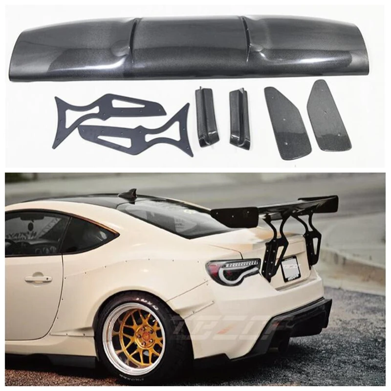 

For TOYOTA 86 GT86 For Subaru BRZ 2013-2021 Real Carbon Fiber / FRP Spoiler REAR WING TRUNK LIP SPOILERS High Quality G-Style