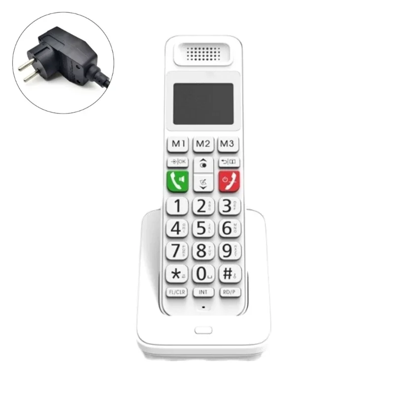 Беспроводной телефон D1018 для домашнего офиса телефонный дисплей и гарнитура