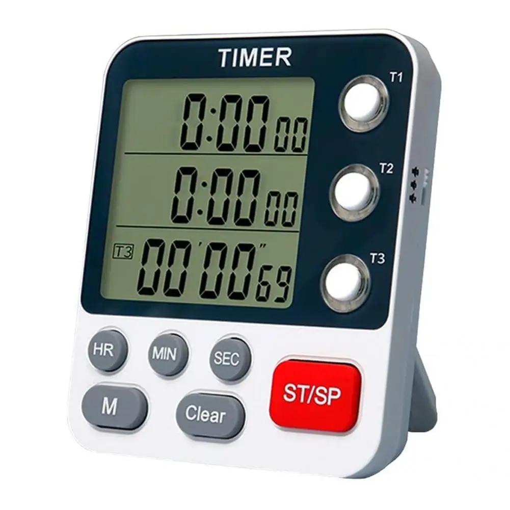 

Useful Time Reminder Wide Usage Long Lasting Cooking Timer Easy to Operate Magnetic Alarm Timer