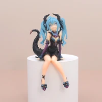 hatsune miku action doll little devil sitting scenery anime hand made model ornament holiday gift