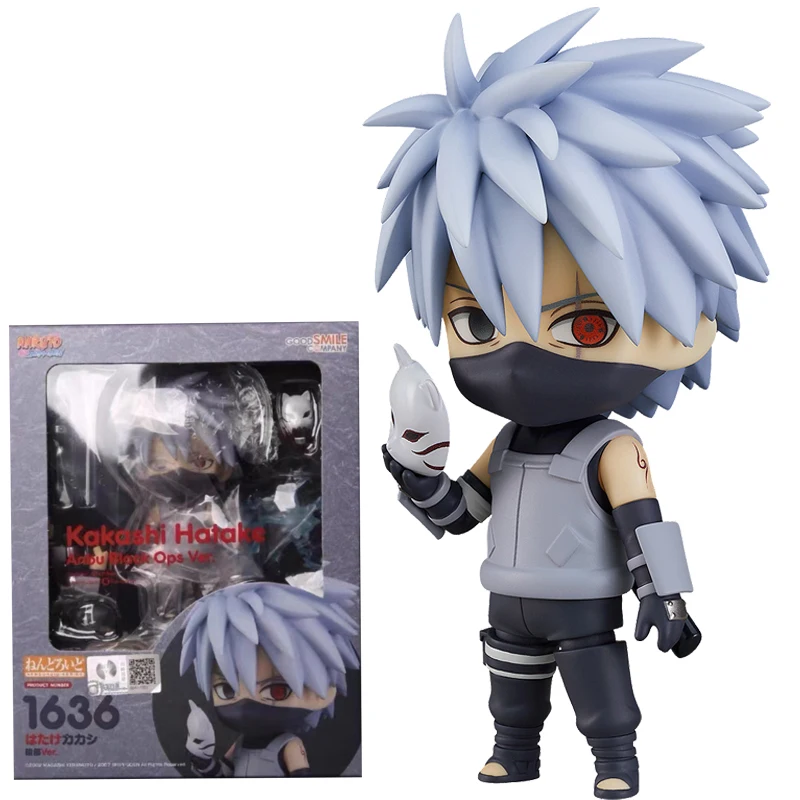 

Женская Оригинальная фигурка хорошей улыбки, модель 1636 NENDOROID Hatake в наличии Shippuden, аниме, коллекционные игрушки, подарки