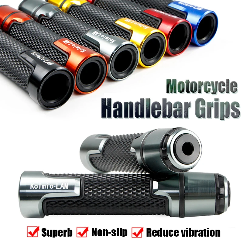 

Fit For GSXR600/750 GSX-R1000 GSX1300R SV GSF GSXS RGV DL V-Strom 7/8" 22MM CNC Motorcycle Scooter HandleBar Grips W/Ends Cap