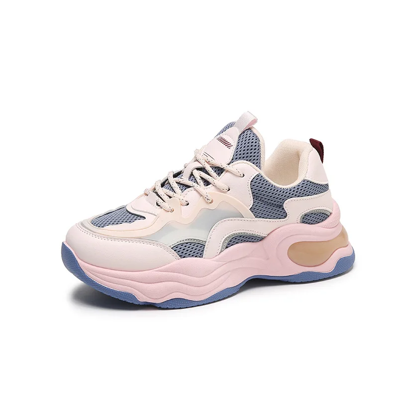 Platform Shoes Women Sneakers Autumn 2022 New Running Sports Shoes Casual Breathable White Wedges Sneaker Designer Women Shoes