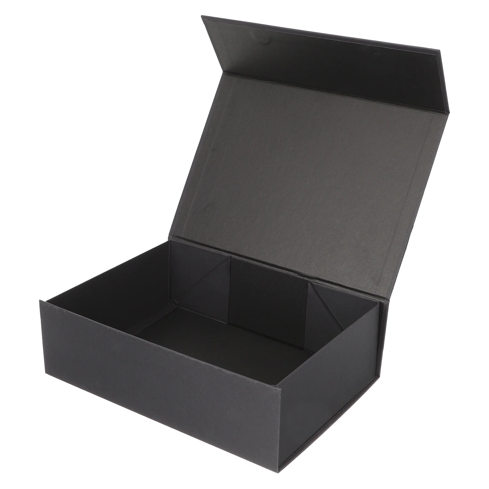 

Box Gift Boxes Packaging Gifts Lid Cardboard Bridesmaid Closure Folding Presents Decorative Black Keepsake Proposal Christmas