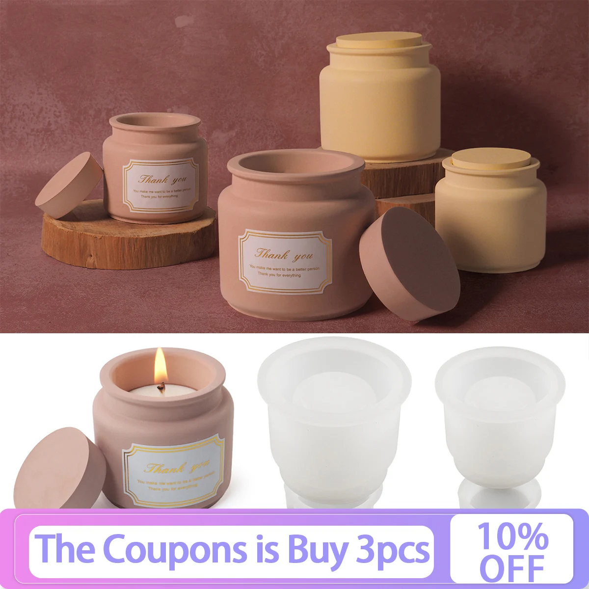 Plaster Epoxy Resin Craft Molds Home Decor Gift