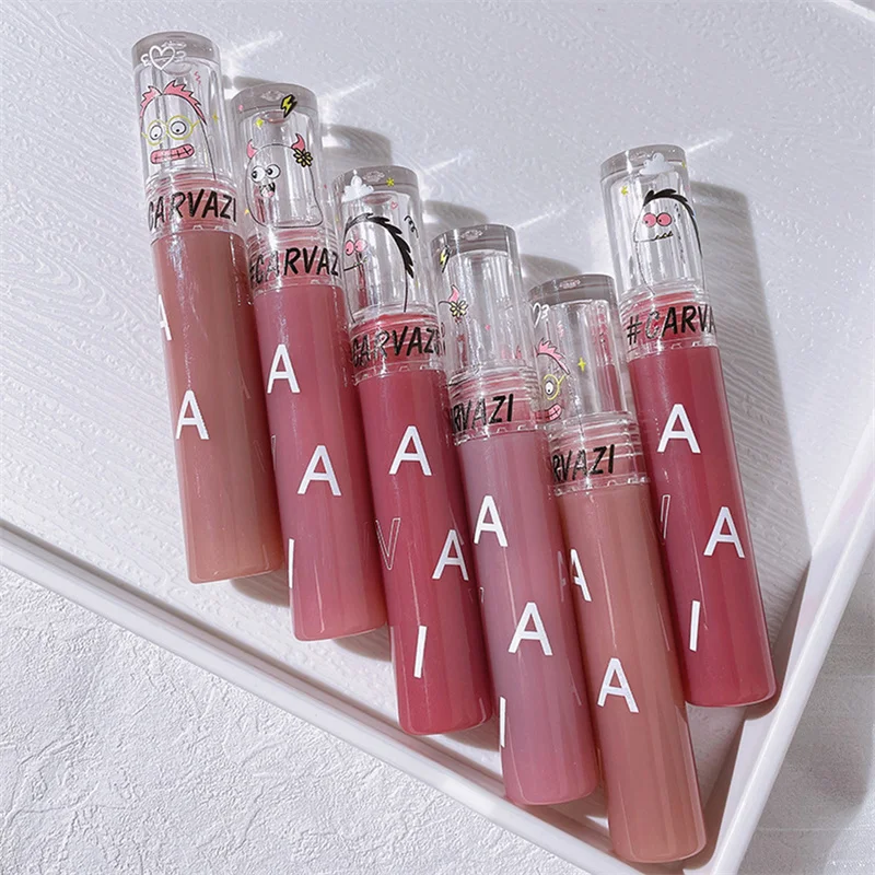 Водостойкая матовая бархатная помада 6 цветов стойкая красная женская