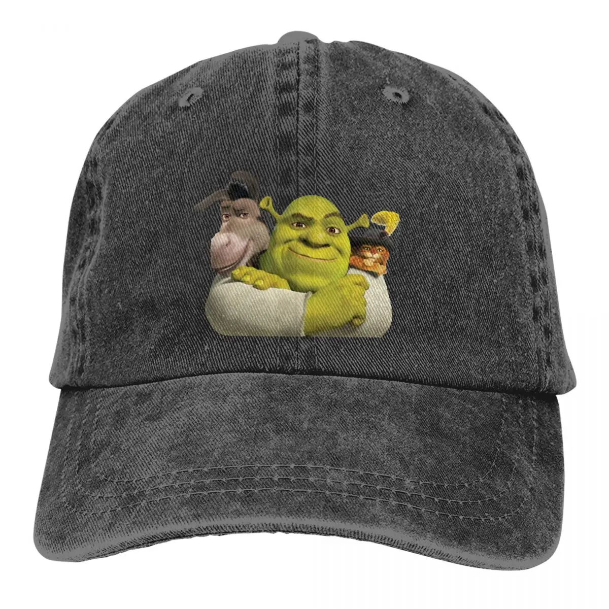 

Shrek Comedy Film Multicolor Hat Peaked Women's Cap Shrek And Friends Personalized Visor Protection Hats