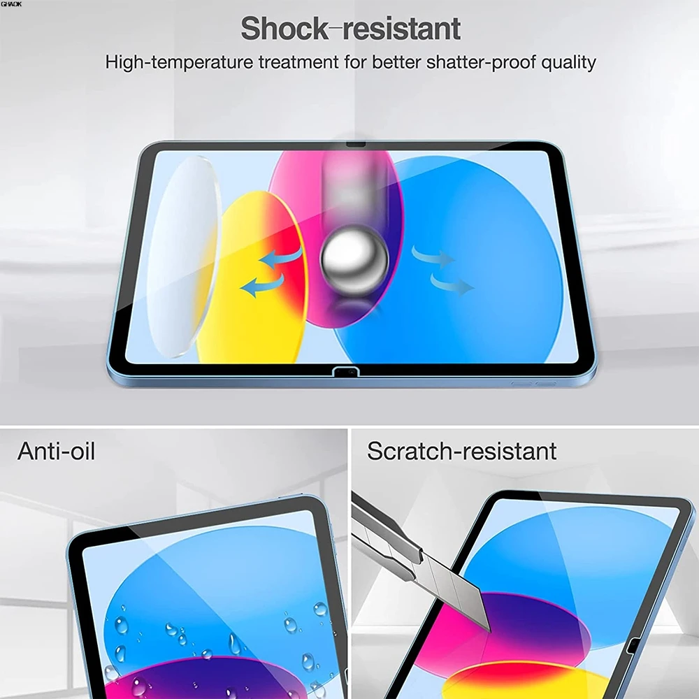 Фото Защитное стекло для iPad A16 Air 13 11 5 4 M3 2025 10-го поколения, для iPad Pro 12.9 M4 M2 9-го 7-го поколения, Mini 6 7, пленка №5