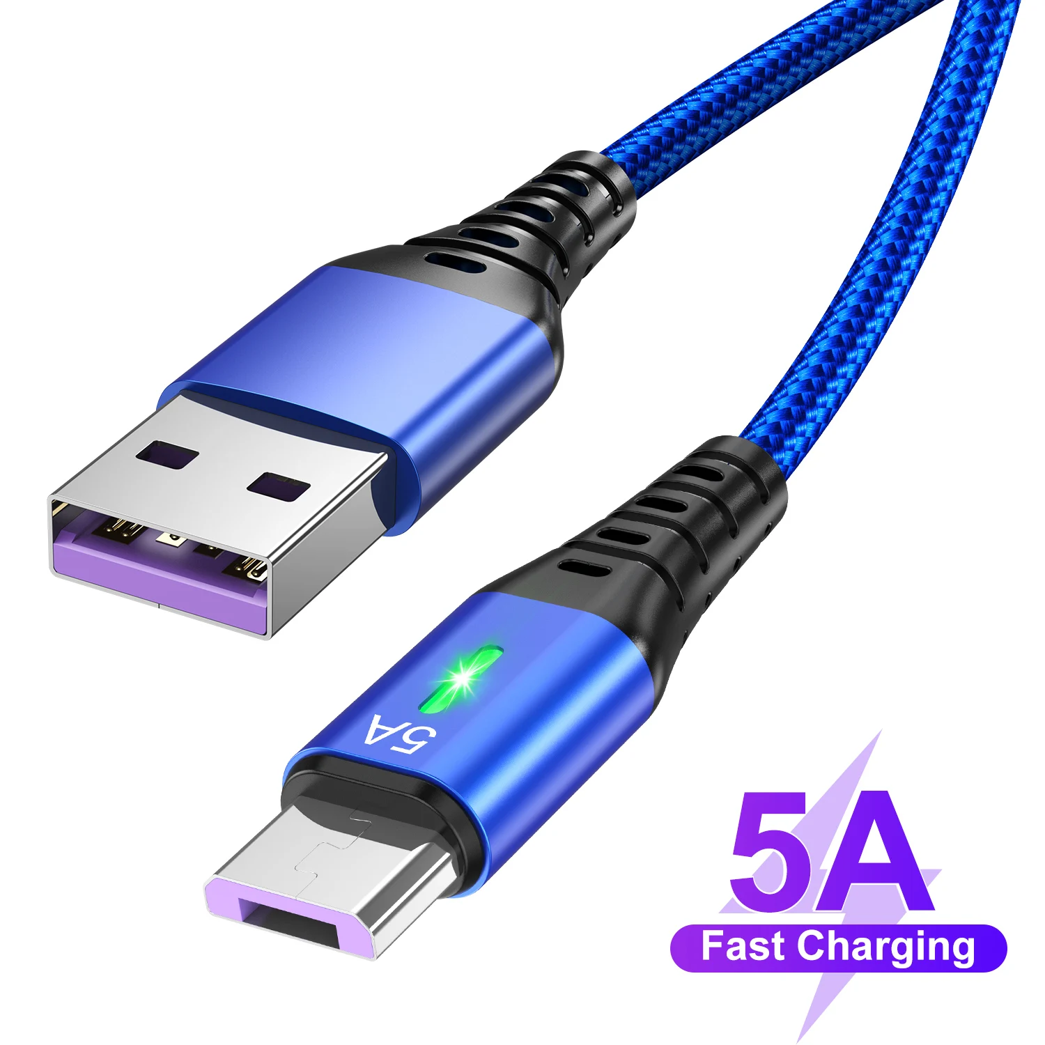 

Кабель GTWIN Micro USB для Samsung Xiaomi 5A, кабель для передачи данных, зарядный Шнур Micro USB для Huawei, USB-кабель для телефона