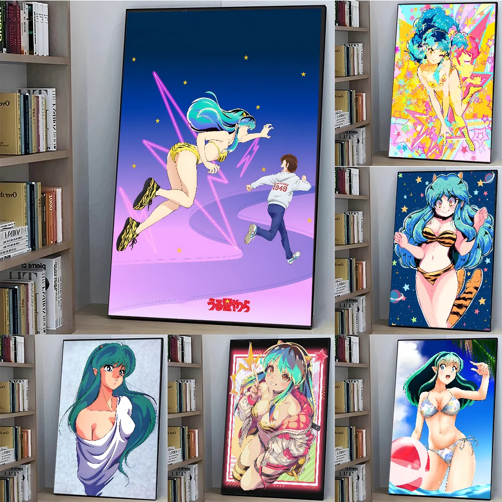 Anime U-Urusei Yatsura Poster Paper Print Home Living Room Bedroom Entrance Bar Cafe Art Painting Decoration