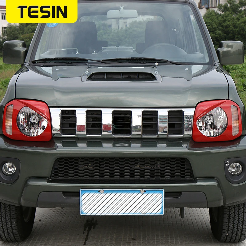 Колпачки TESIN из АБС-пластика для передней фары автомобиля декоративные колпачки