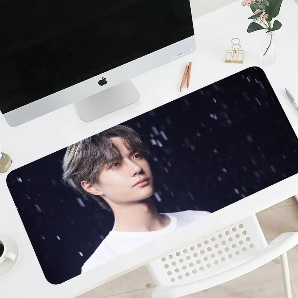 Wang Yibo коврик для мыши ПК геймер компьютерный стол Xxl игровые аксессуары