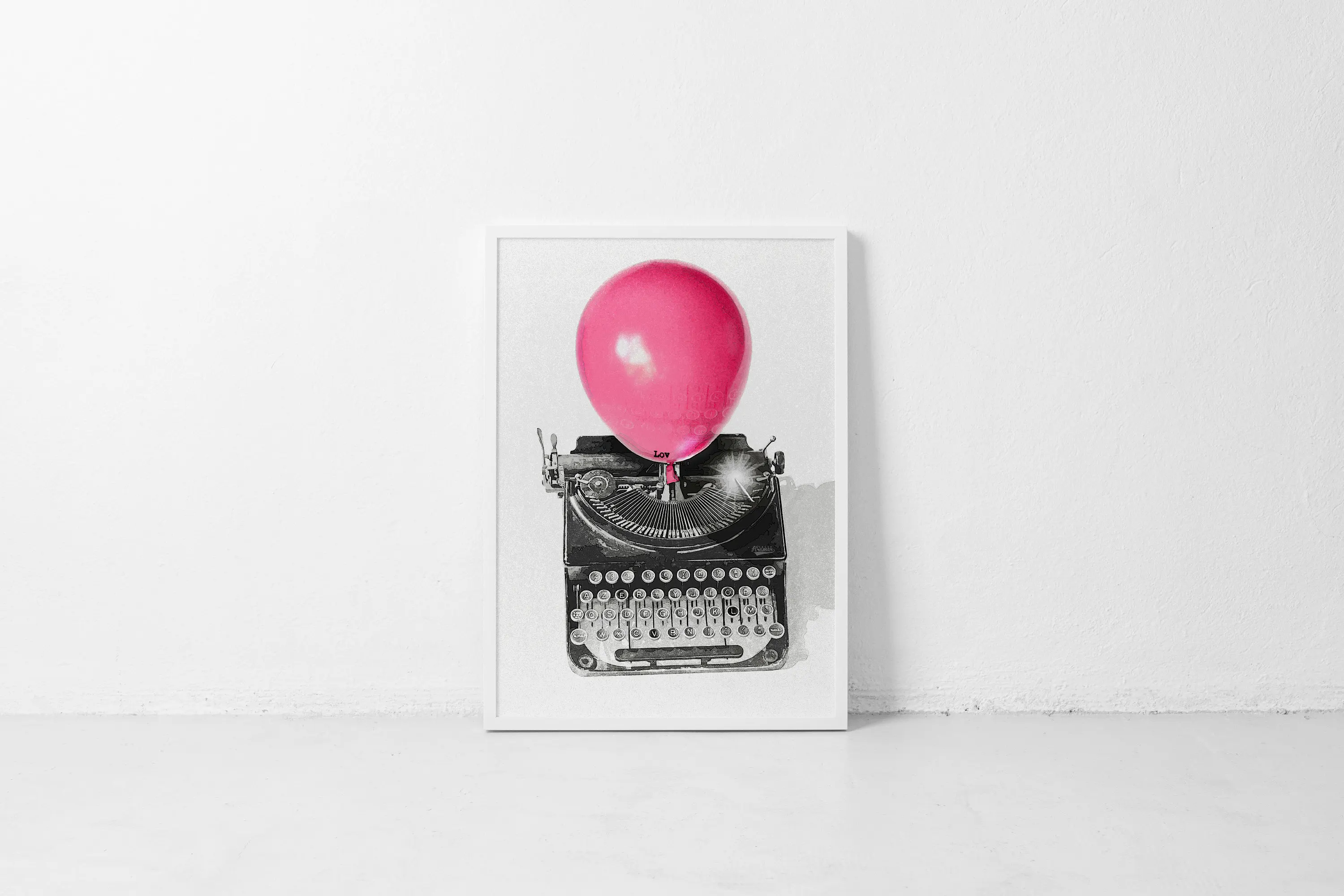 Постер на стену / Плакат интерьерный формат А3 Раздутая любовь |