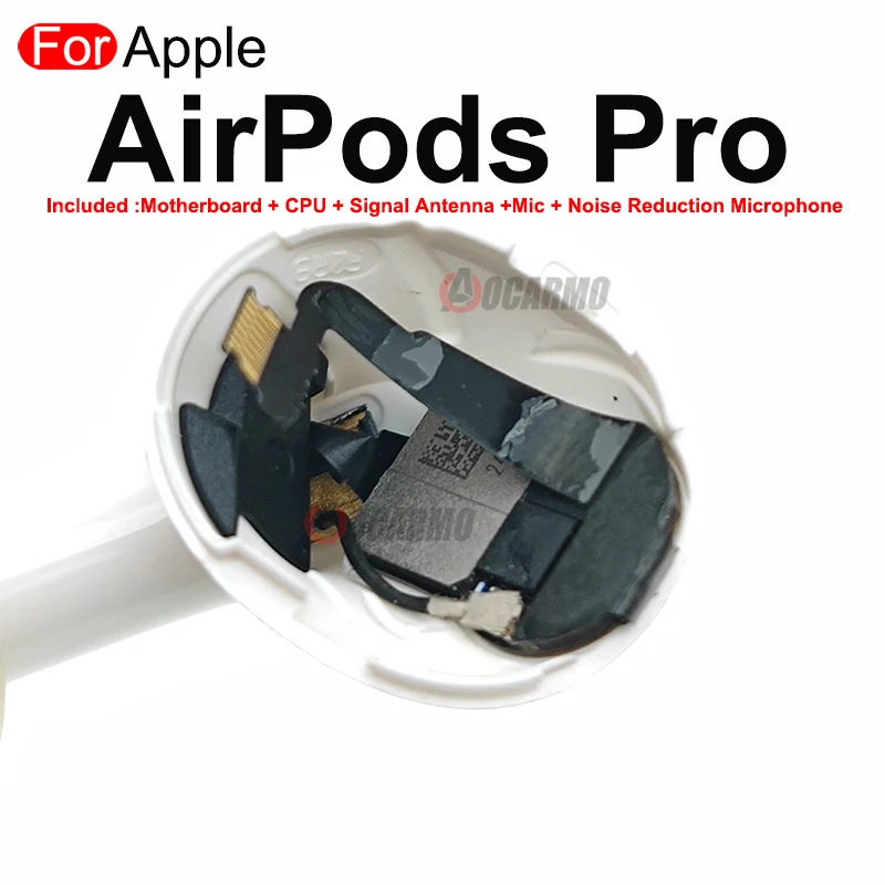 Фото Для AirPods Pro A2190 A2084 A2083 нижний корпус с шумоподавлением микрофон материнская плата чип процессора гибкий кабель №3